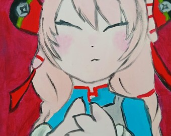 Yanfei Fan Art – Genshin Impact Anime Illustration