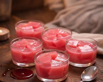 Bariatric Pink Gelatine Trickrezept, zuckerfreies kalorienarmes Dessert (PDF Download)