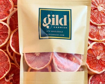 Dried Grapefruit Slices • Dehydrated Citrus Garnish for Cocktails, Tea & Decor 25+ slices
