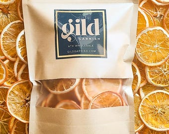Dried Orange Slices • Dehydrated Citrus Garnish for Cocktails, Tea & Decor