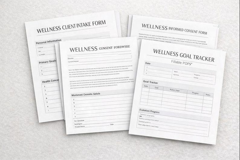 Wellness Client Intake Form – Fillable PDF - Etsy