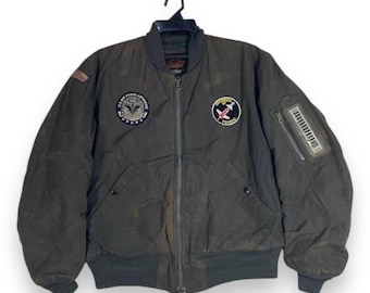 Vintage Simpson MA-1 Jacket Blouson Flight Jacket - Etsy Ireland
