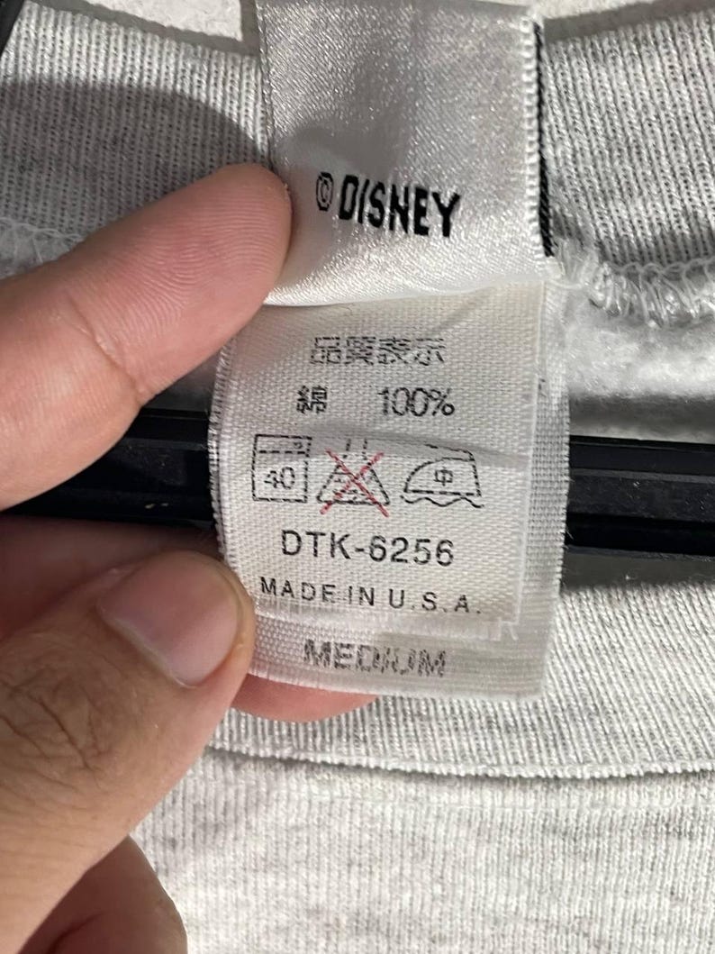 Sudadera vintage de Mickey Mouse de los años 90, talla M imagen 7