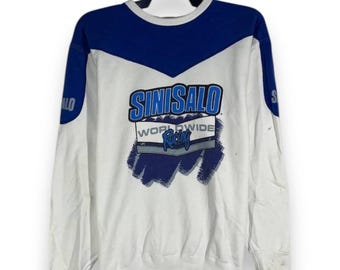 Vintage 90s Sinisalo Worldwide Motorcross Racewear Honda Racing