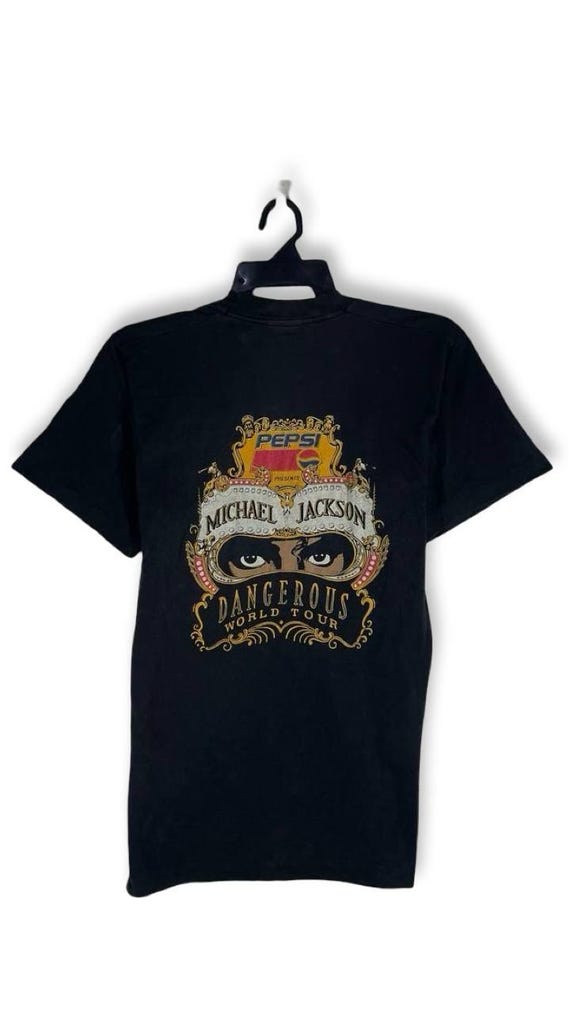 Vintage 90s michael jackson pepsi tour tshirt tees te… - Gem