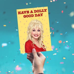 Dolly Parton Themed Birthday Card for Country Music Fans