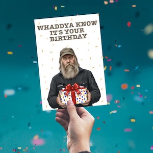 Gold Rush Tony Beets Themed Birthday Card