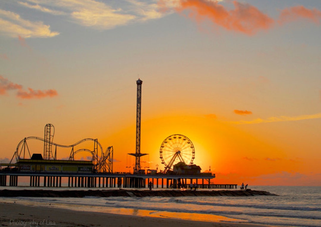 Galveston Pleasure Pier Fine Art Photo 8x12 Inches Etsy