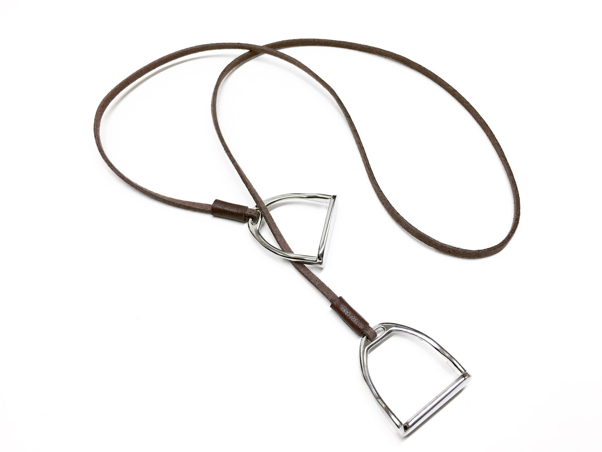 Horse Necklace Equestrian Jewelry Horset Bit and Stirrup Etsy