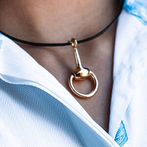 Equestrian Necklace, Stirrup Jewelry, Snaffle Necklace, English riding necklace, English stirrup jewelry, horse necklace