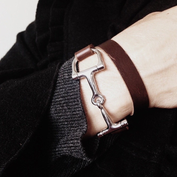 HORSEBIT TOGGLE CLASP LINK BRACELET