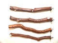 Manzanita Bird Perches  Set of 4 Single Branch with Hardware  * Sweet Deal