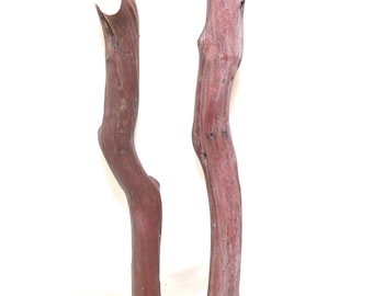 Manzanita Bird Perches Set of Two All-Natural * 10&1/2" to 11" Long 3/4"