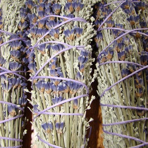 Smudge Bundle, Sage and Lavender , Cotton Twine, Smudge Stick SWEET image 6