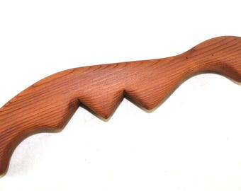 Cedar Wood Massage Tool, Myofascial Tension Relief- Acupressure *9 inches long