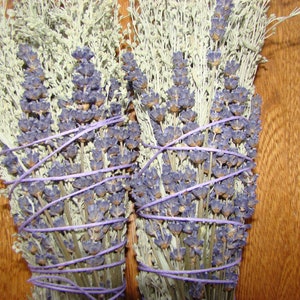 Smudge Bundle, Sage and Lavender , Cotton Twine, Smudge Stick SWEET image 8