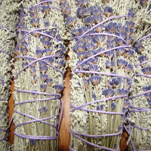 Smudge Bundle, Sage and Lavender , Cotton Twine, Smudge Stick SWEET image 4