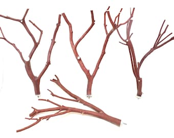 Manzanita Bird Perches Set of Four All Natural Oven Cured * Lucky!