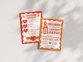 Perfect Match Bachelorette Invitation Itinerary Template, Tiger Matchbox Theme, Girls Trip Hen Party, Match Made in Heaven, Editable Invite
