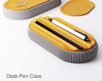 Étui à stylos de bureau - Organiseur PLA durable minimaliste - Imprimé en 3D