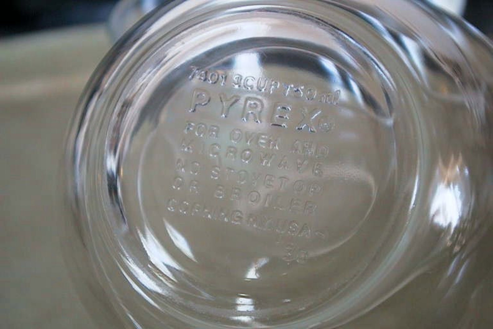 Set of 2 Vintage PYREX Clear Glass Mixing Bowls 7402 / Etsy
