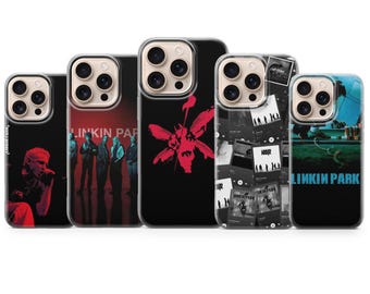 Custodia per telefono Linkin Park Rock Band Legend Cover per iPhone 17 Pro Max, 16e, 15, 14, 13 e Samsung S26 Ultra, S25 FE, A57, A56, Pixel 10, 9A