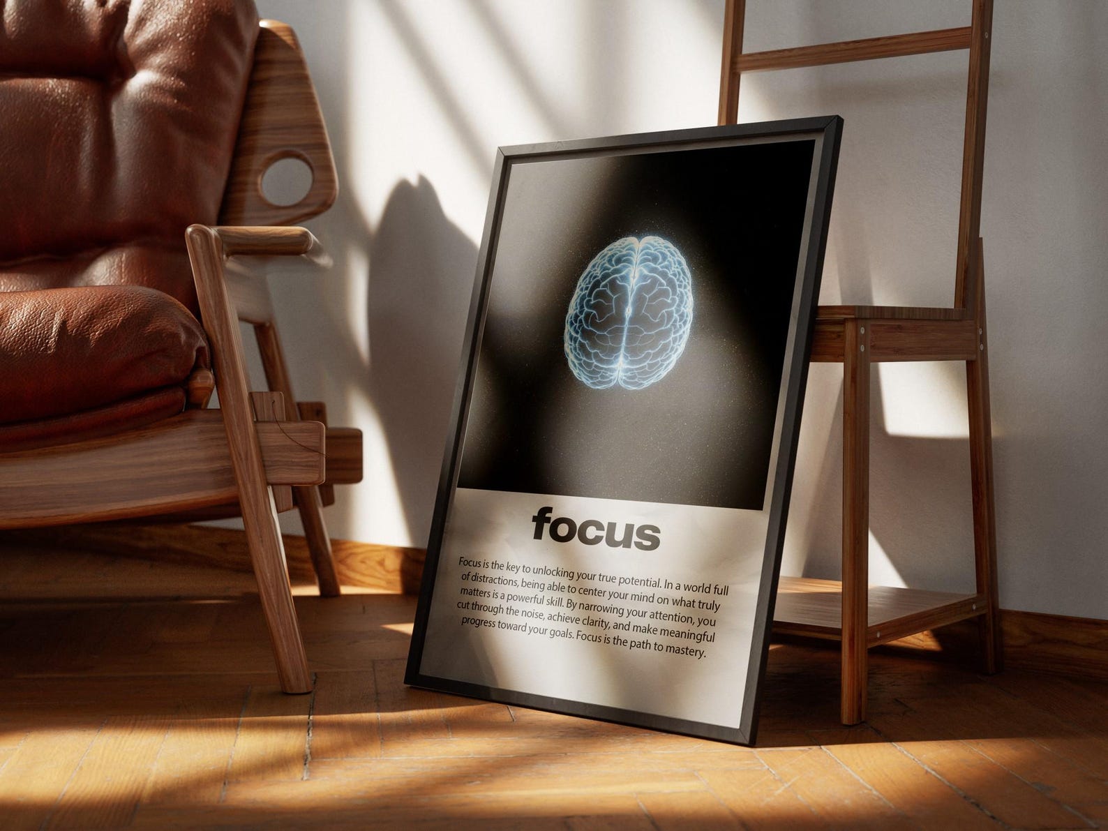 Focus Motivational Poster Printable – Minimalist Wall Art, Modern ...