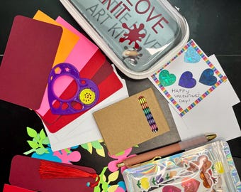 Kids Art Kit – Creative Activity Set for Ages 5-10 (Hard Travel Case)