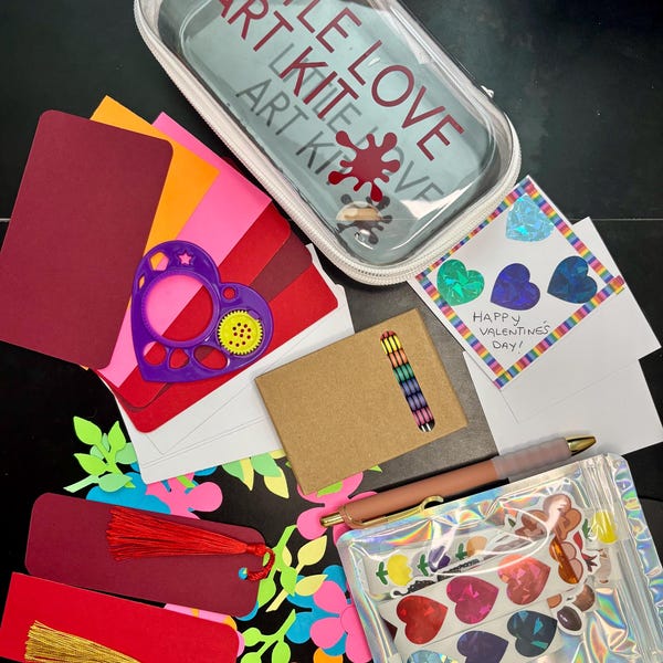 Kids Art Kit – Creative Activity Set for Ages 5-10 (Hard Travel Case)