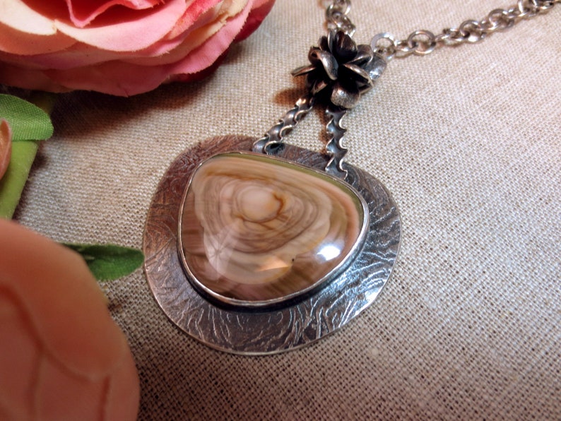 Bathsheba Imperial Jasper and Sterling Silver Pendant Etsy