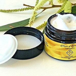 Organic Night Cream Anti-Aging Ultra Uplift Face Restoration Treatment 50MLx1 Pure Natural Skincare Treatment Crystalline LOVE Infused