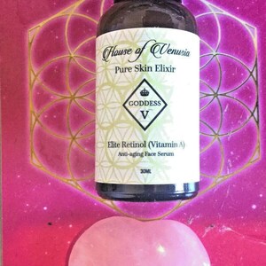 Retinol anti-rimpel gezichtsserum Vitamine A Krachtig 2,5% Anti-veroudering, organisch 30 ml x 1 anti-veroudering, organisch, kristallijn, doordrenkt met LIEFDE afbeelding 5