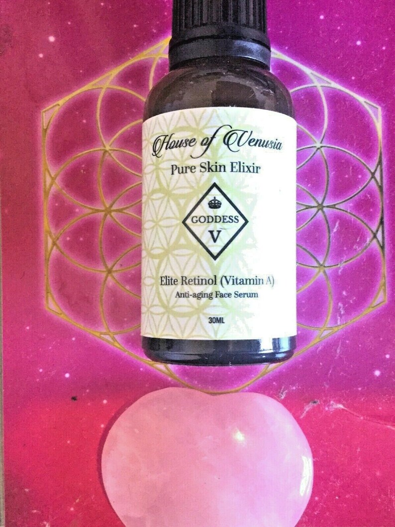 Retinol anti-rimpel gezichtsserum Vitamine A Krachtig 2,5% Anti-veroudering, organisch 30 ml x 1 anti-veroudering, organisch, kristallijn, doordrenkt met LIEFDE afbeelding 5