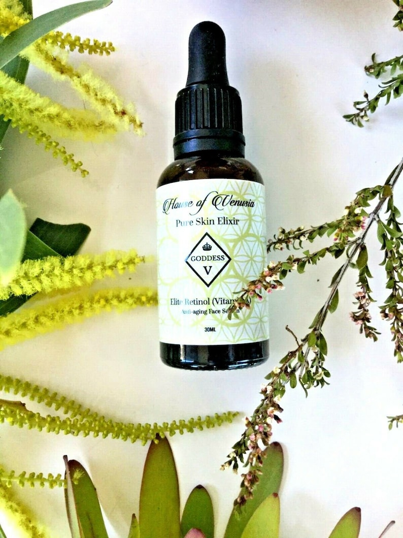 Retinol anti-rimpel gezichtsserum Vitamine A Krachtig 2,5% Anti-veroudering, organisch 30 ml x 1 anti-veroudering, organisch, kristallijn, doordrenkt met LIEFDE afbeelding 1