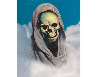 From Above Poster | Matte Vertical Poster, Dark Surreal Art