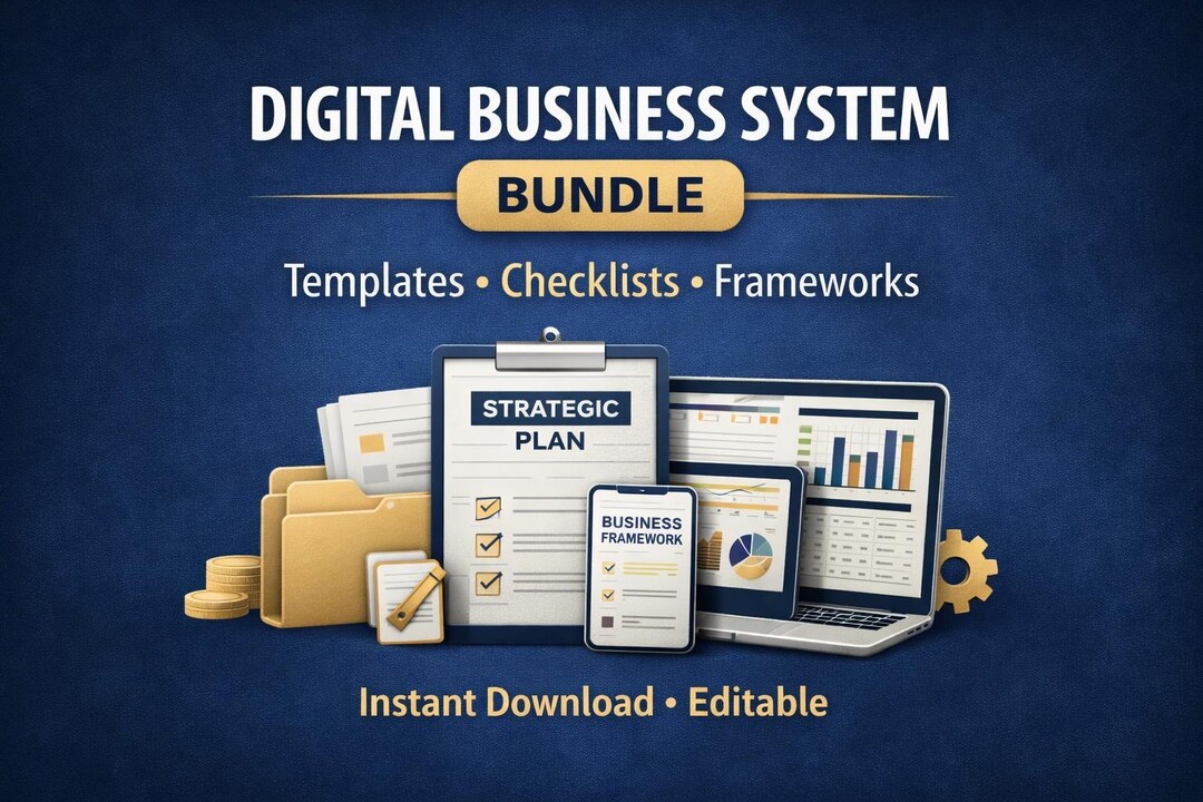 Business System Templates Bundle | Editable Business Framework ...