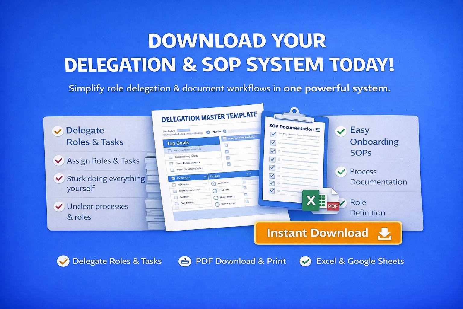 DF Delegation & SOP System | Task Delegation, Standard Operating ...