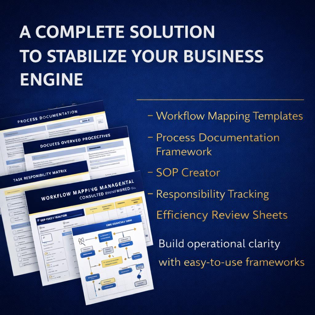 Business Workflow & SOP Template | Process Mapping Operating System ...