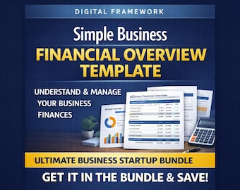 Business Templates/Simple Business Financial Overview/for Startups, Business Owners, Entrepreneurs