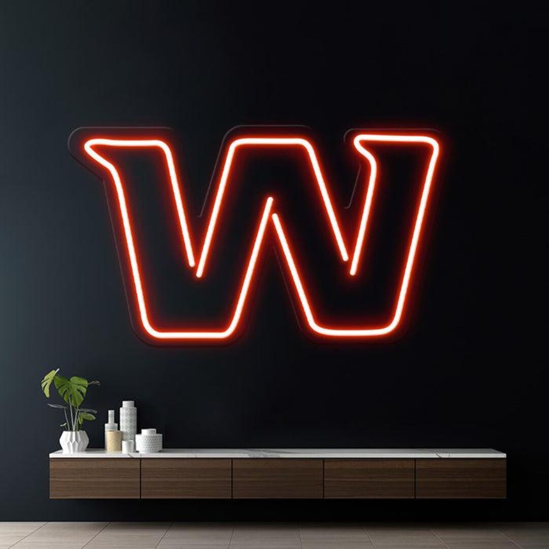 NFL Team Logo Neon LED Sign – UV Printed Acrylic Wall Decor - Etsy