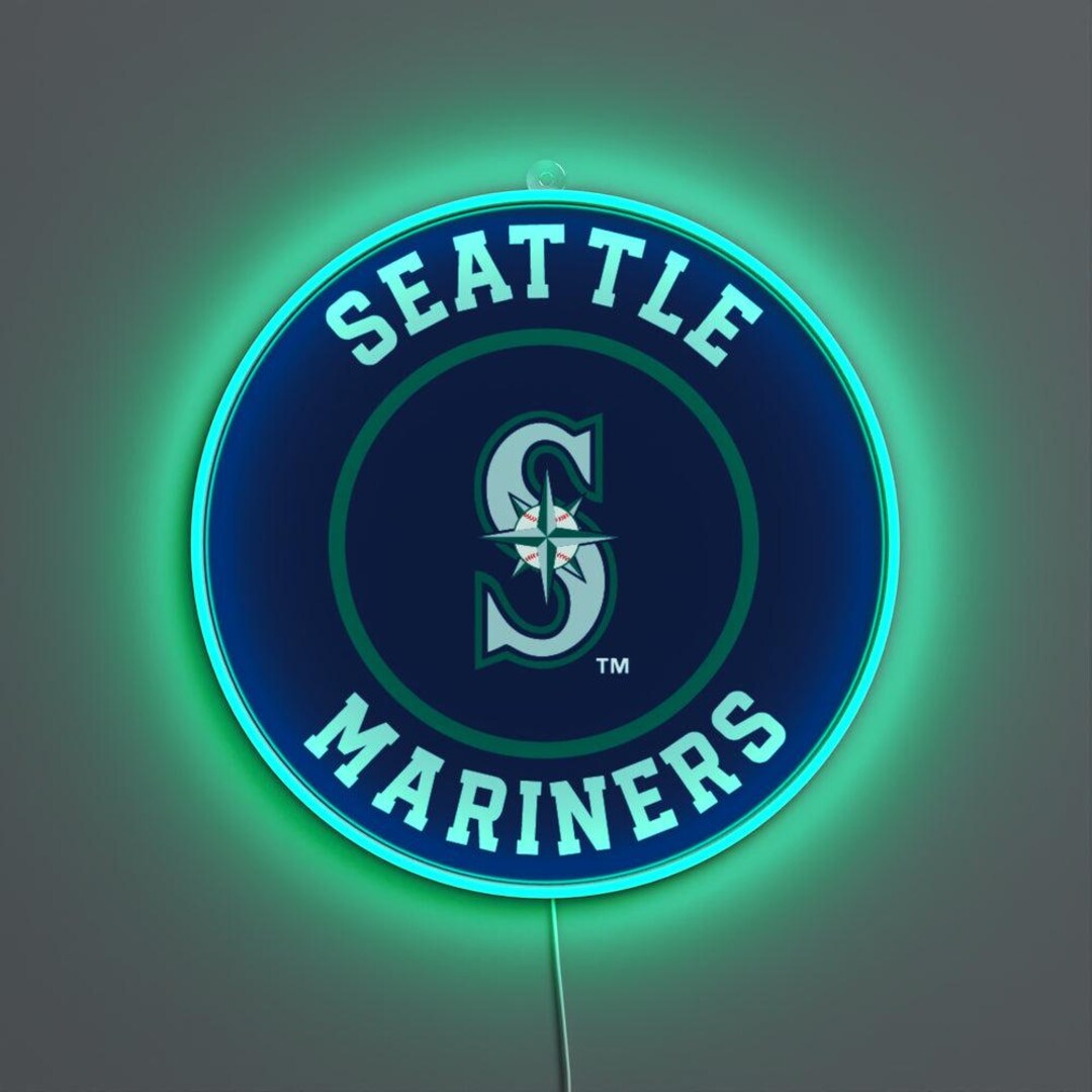 MLB Team Logo Neon LED Sign – Baseball Acrylic Wall Decor - Etsy