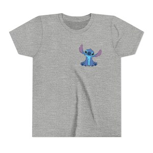 Stitch Charakter Tee Jugend-T-Shirt | Lilo & Stitch inspiriertes Kinder T-Shirt Bild 9