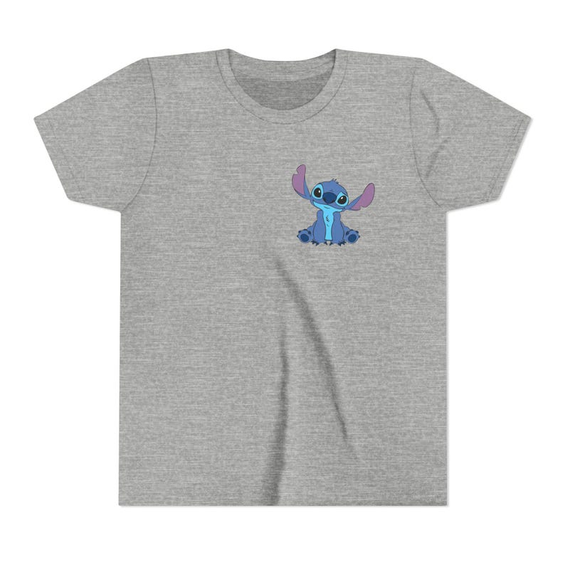 Stitch Charakter Tee Jugend-T-Shirt | Lilo & Stitch inspiriertes Kinder T-Shirt Bild 9