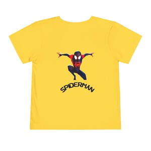 Camiseta infantil de Spider-Man Miles Morales / Camiseta de superhéroe para niños imagen 8
