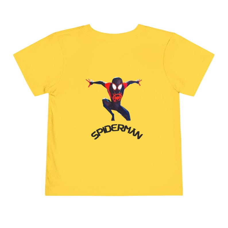 Camiseta infantil de Spider-Man Miles Morales / Camiseta de superhéroe para niños imagen 8