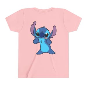 Stitch Charakter Tee Jugend-T-Shirt | Lilo & Stitch inspiriertes Kinder T-Shirt Bild 20