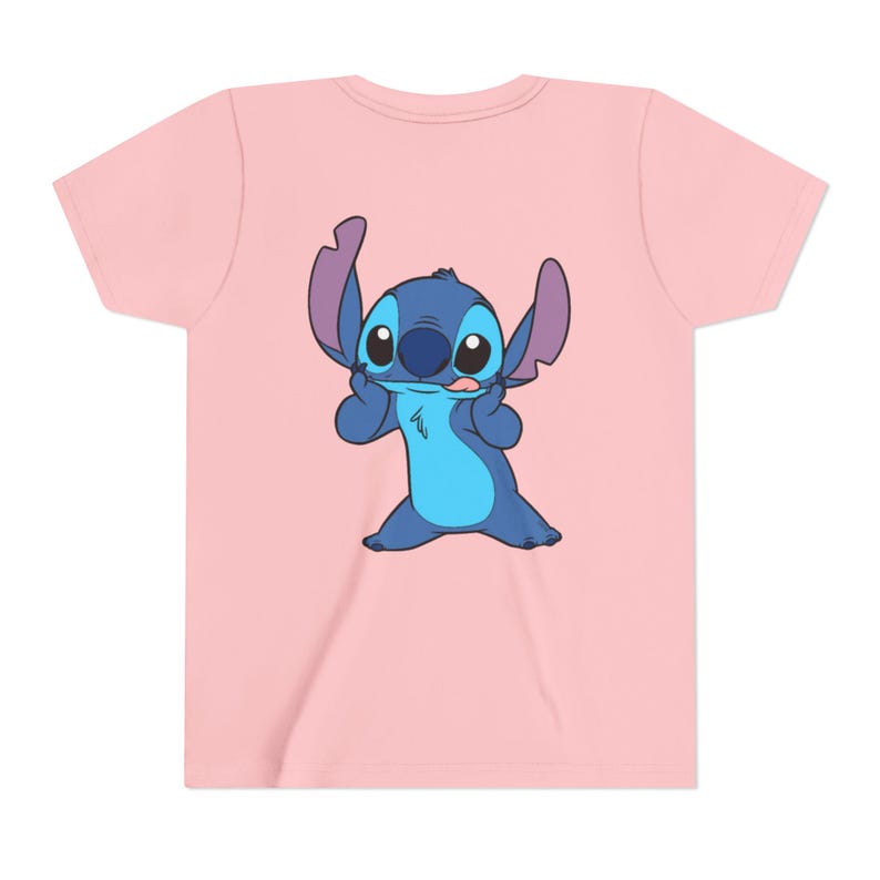 Stitch Charakter Tee Jugend-T-Shirt | Lilo & Stitch inspiriertes Kinder T-Shirt Bild 20