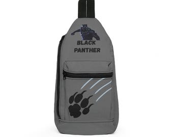 Schwarzer Panther Pfotenkralle Schultertasche | Krallen Design