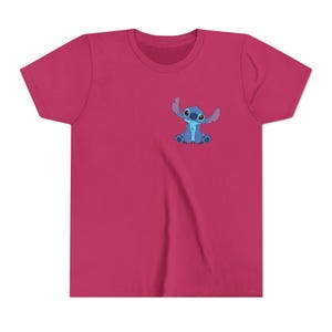 Stitch Charakter Tee Jugend-T-Shirt | Lilo & Stitch inspiriertes Kinder T-Shirt Bild 15