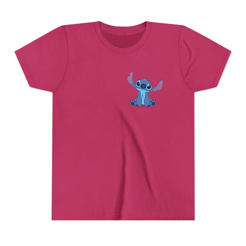 Stitch Charakter Tee Jugend-T-Shirt | Lilo & Stitch inspiriertes Kinder T-Shirt Bild 15